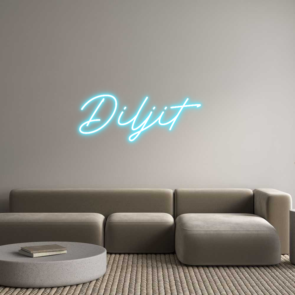 Custom Neon: Diljit