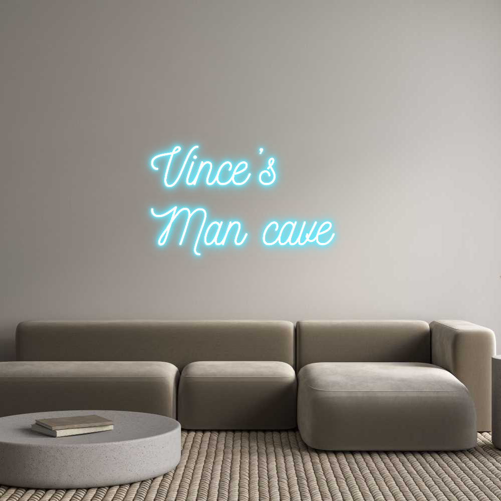 Custom Neon: Vince’s
Man ...