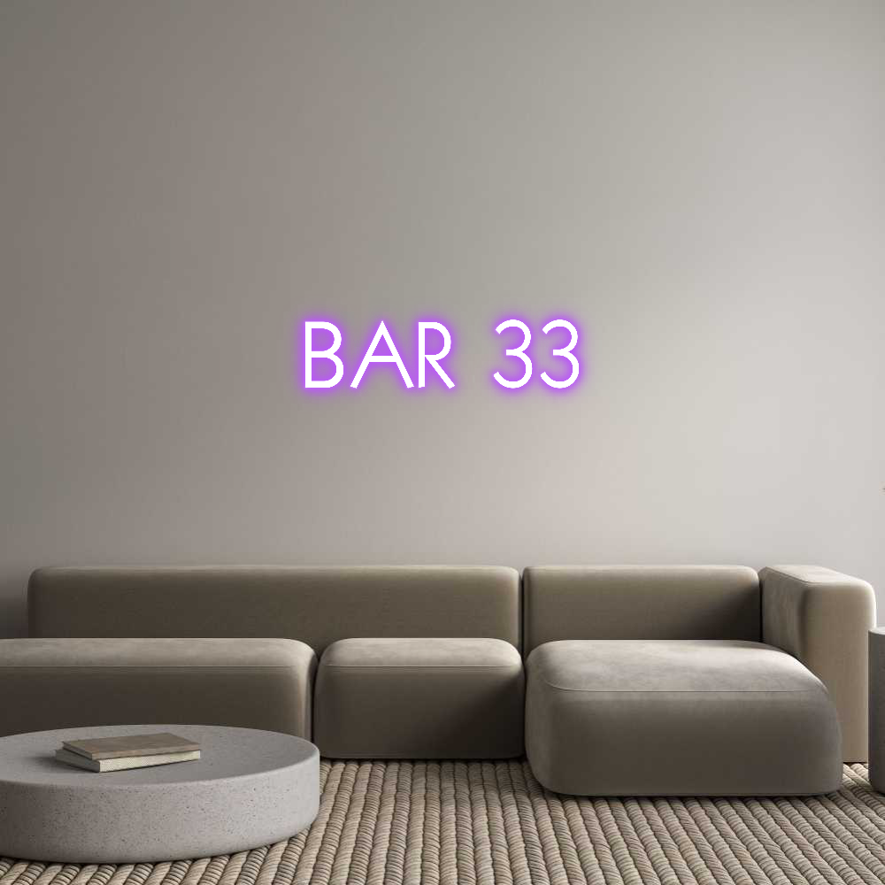 Custom Neon: BAR 33