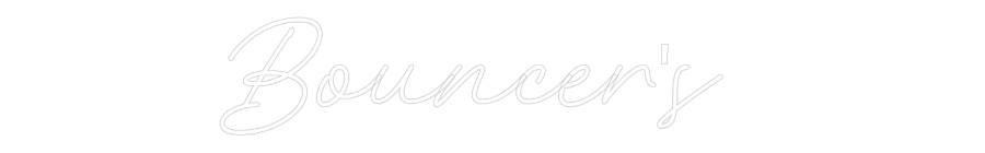 Custom Neon: Bouncer's