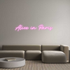 Custom Neon: Alice in Paris