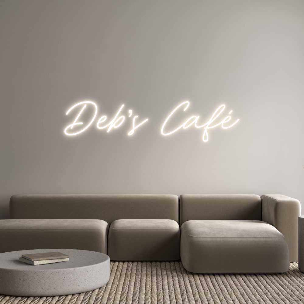 Custom Neon: Deb’s Café