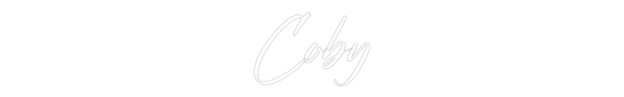 Custom Neon: Coby