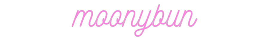 Custom Neon: moonybun