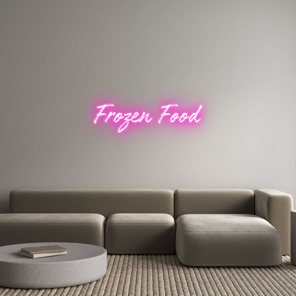 Custom Neon: Frozen Food