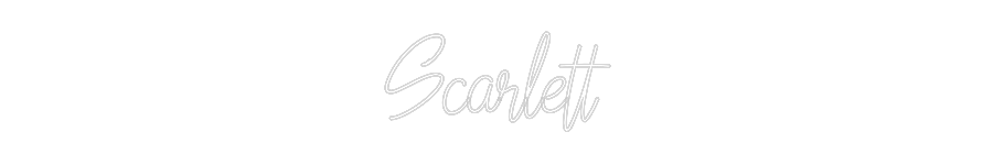 Custom Neon: Scarlett