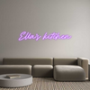 Custom Neon: Ella's kitchen