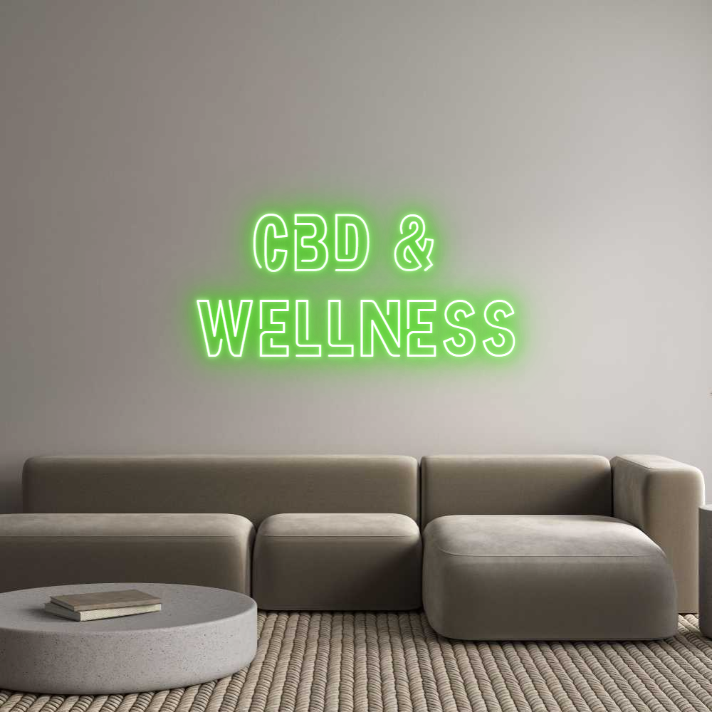 Custom Neon: cbd & 
welln...