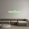 Custom Neon: nice2Bnice
