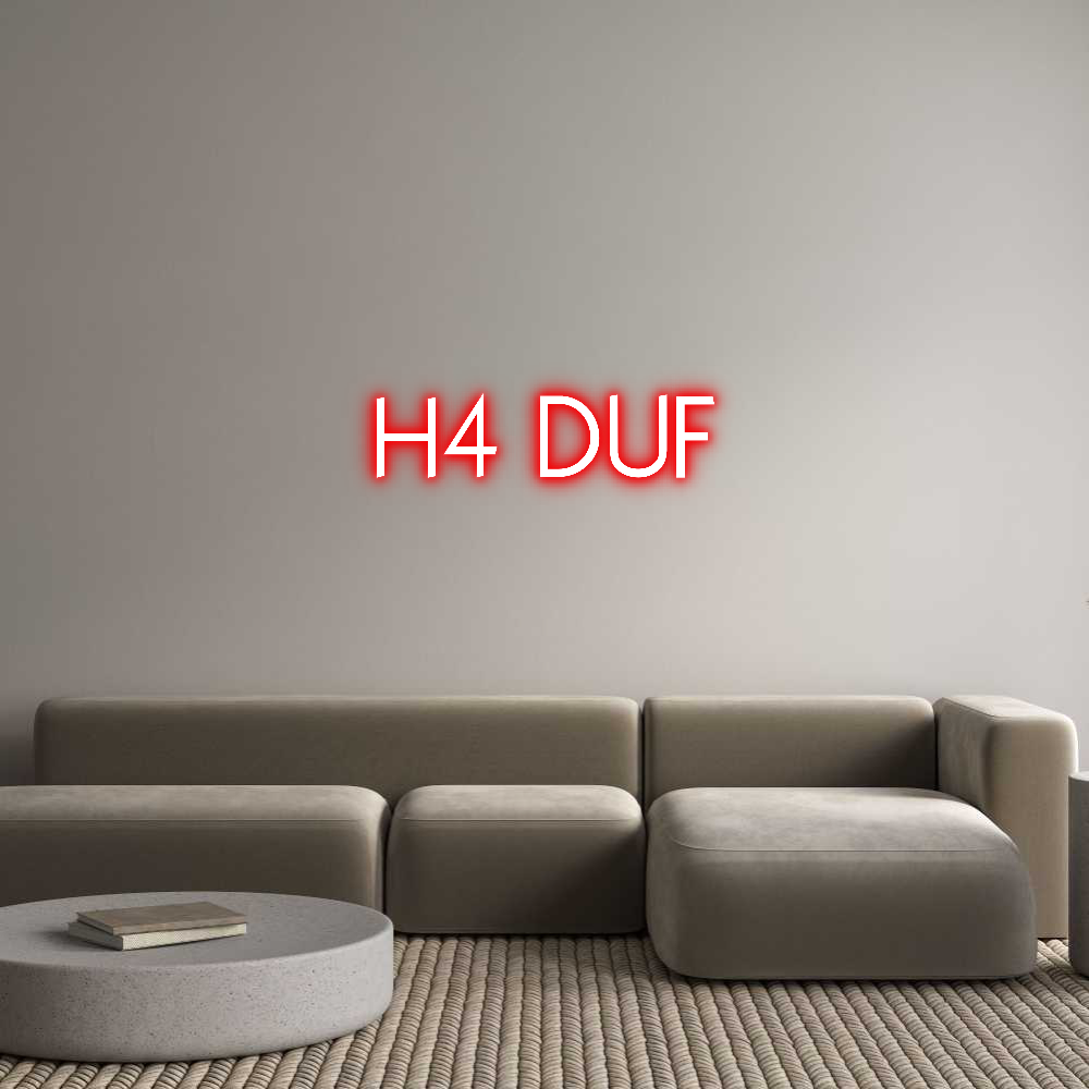 Custom Neon: H4 DUF