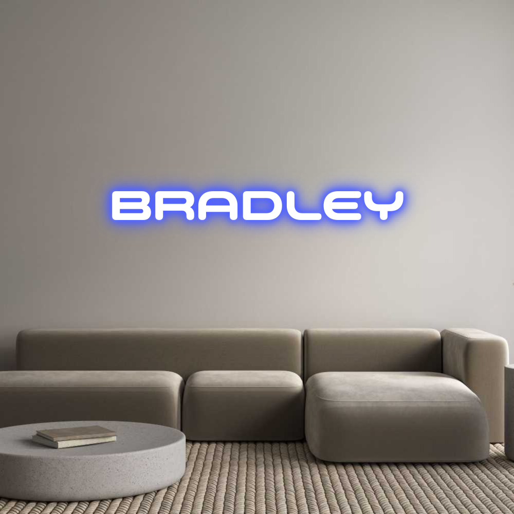 Custom Neon: BRADLEY