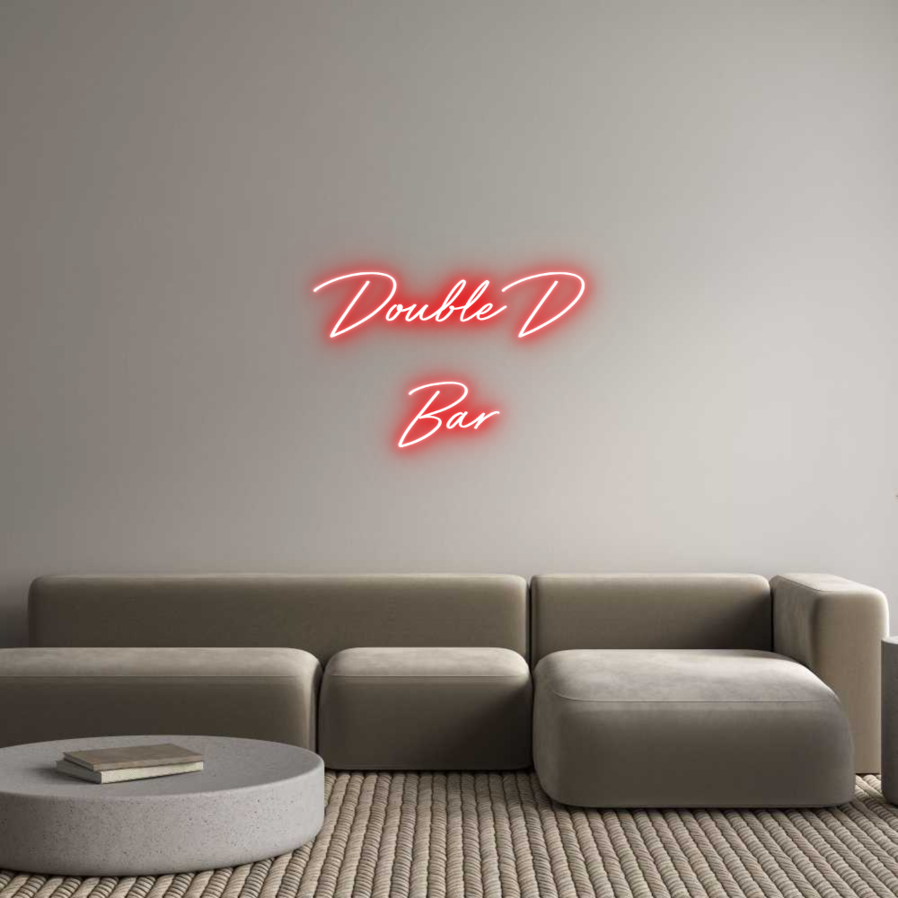 Custom Neon: Double D
Bar