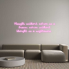 Custom Neon: Thought witho...