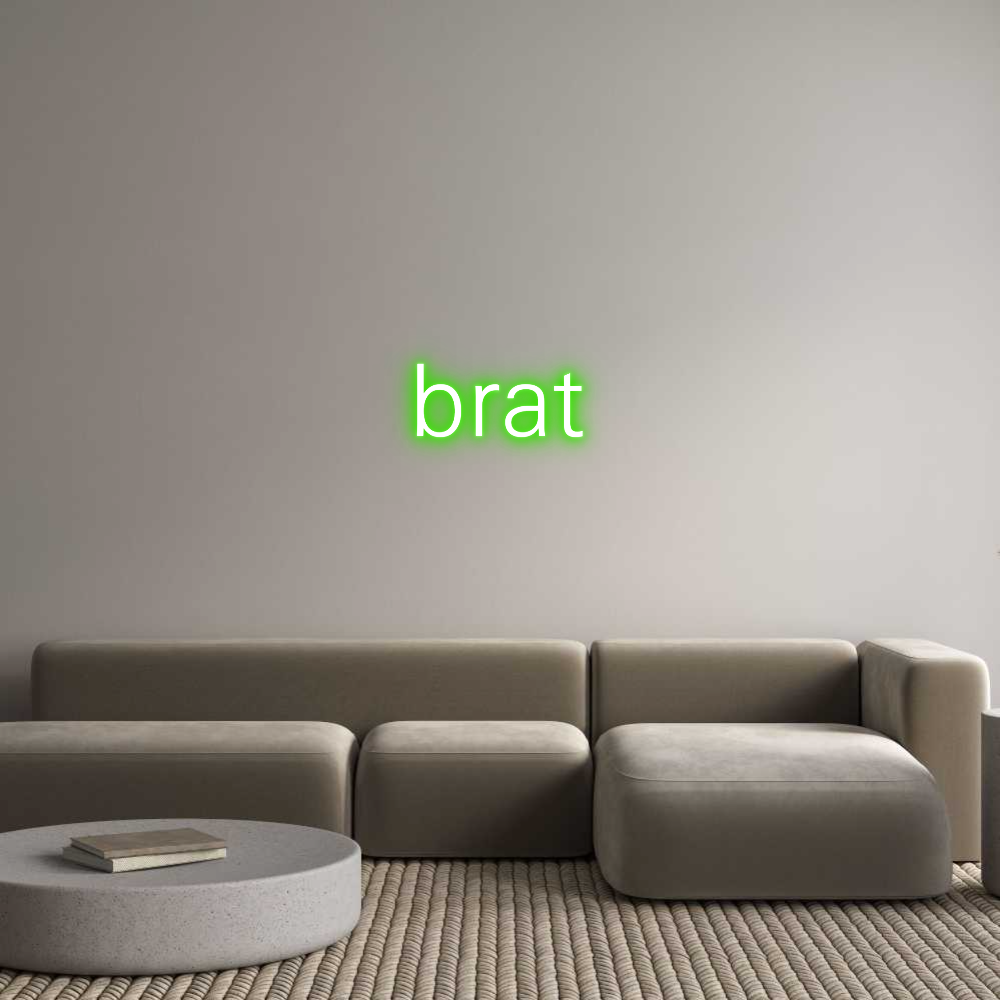 Custom Neon: brat