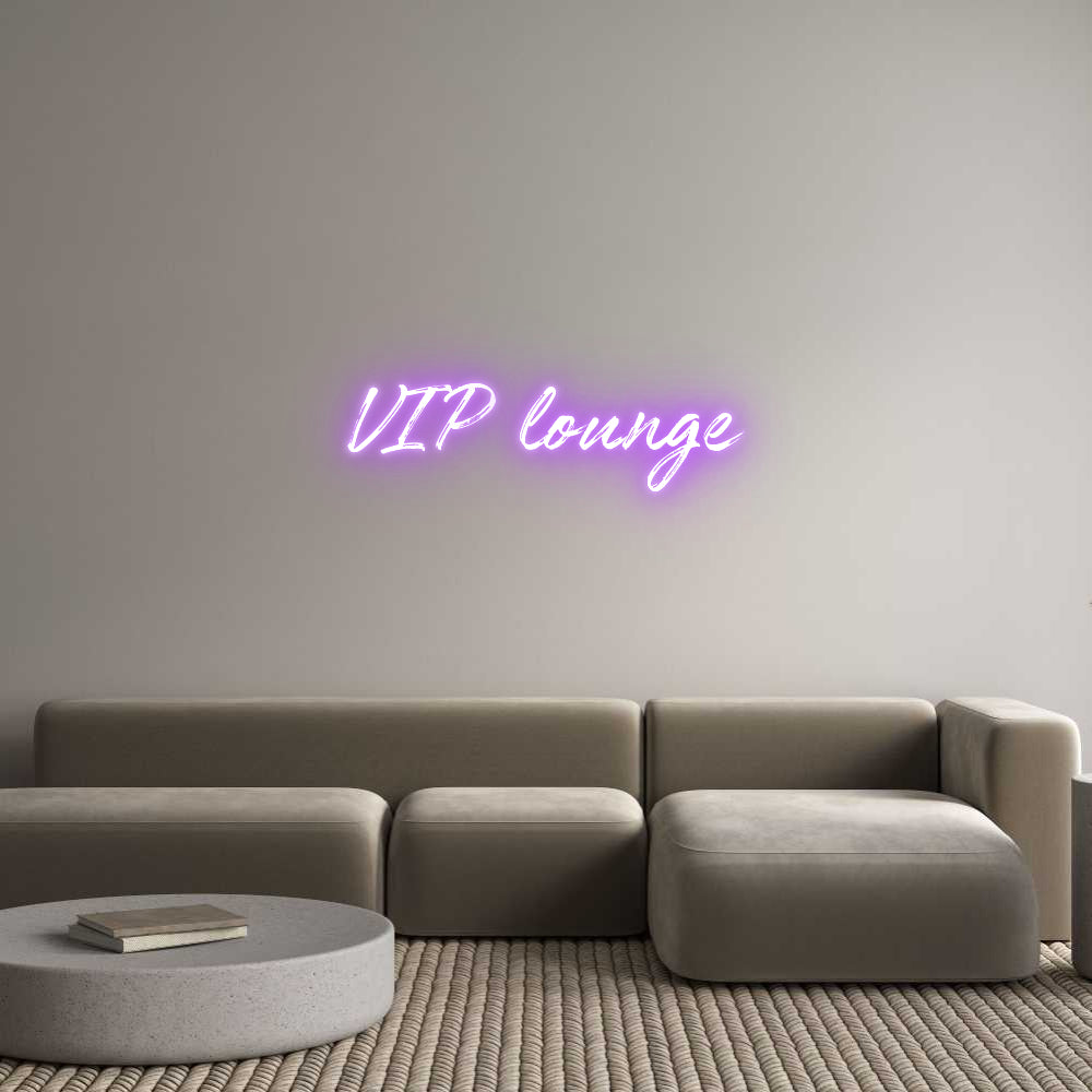 Custom Neon: VIP lounge