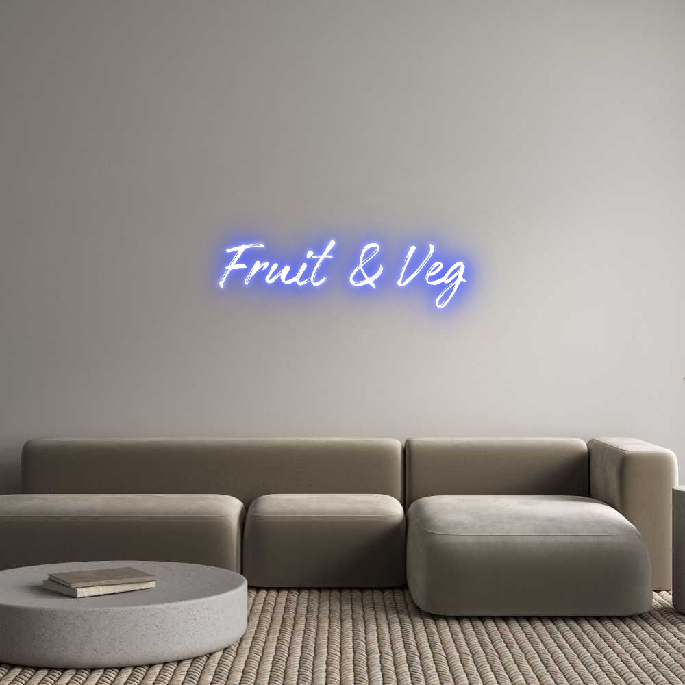 Custom Neon: Fruit & Veg