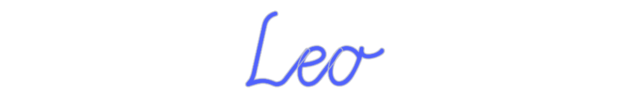 Custom Neon: Leo