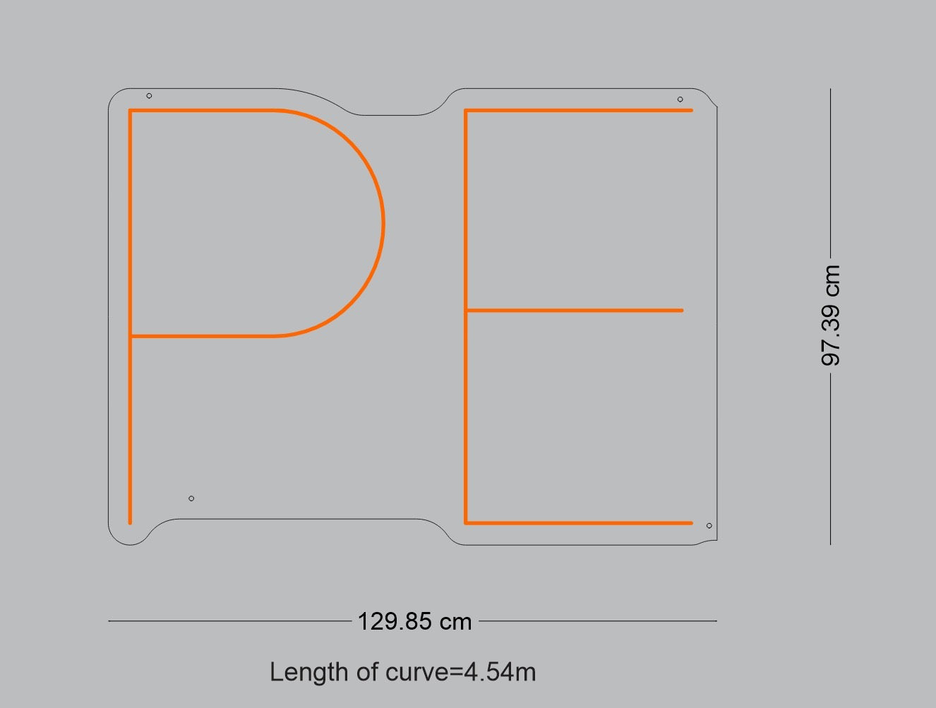 Custom Sign: PE