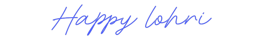 Custom Neon: Happy lohri