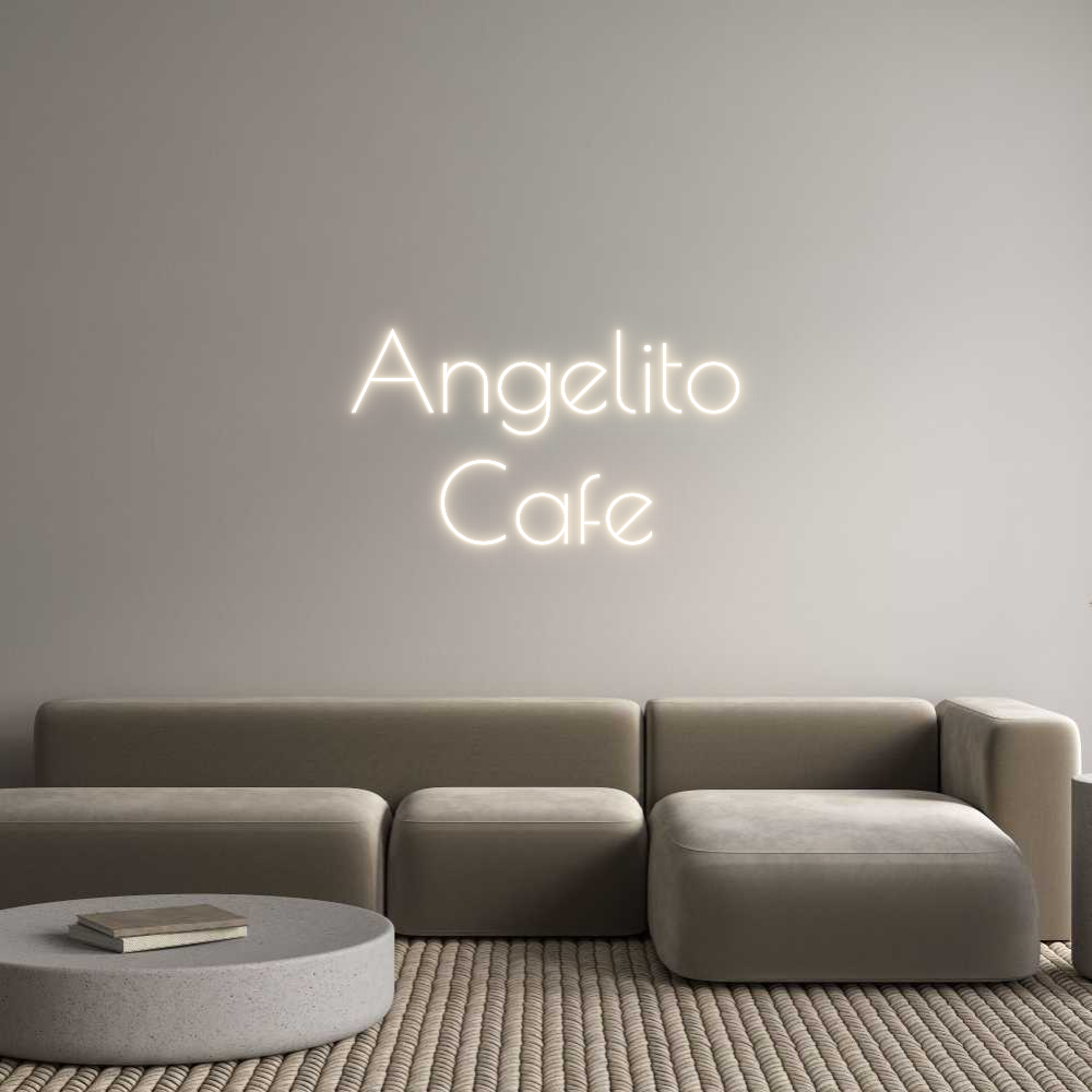 Custom Neon: Angelito
Cafe