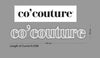 Custom Sign: co’couture
