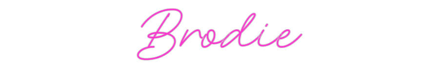 Custom Neon: Brodie