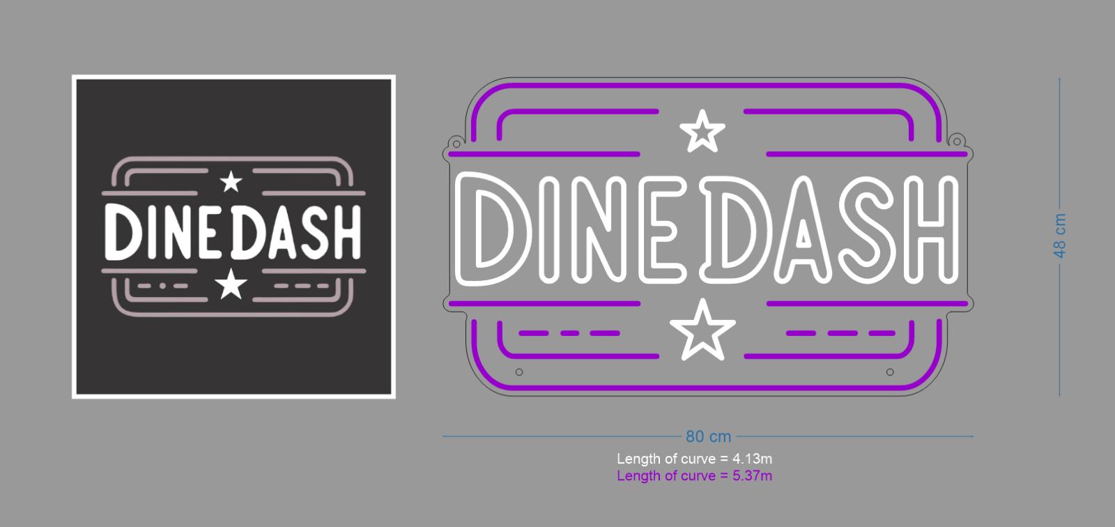 Custom Sign: DINEDASH