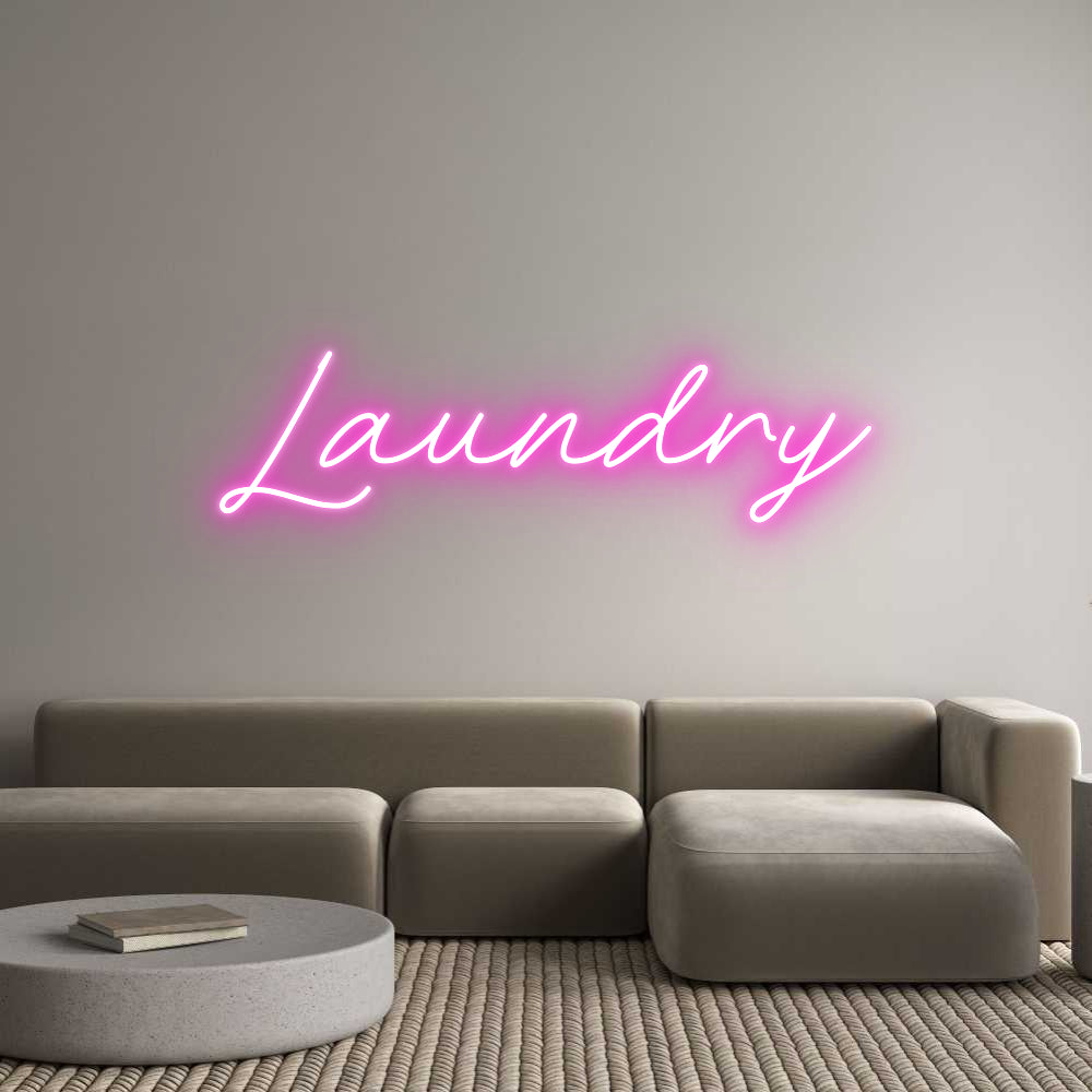 Custom Neon: Laundry