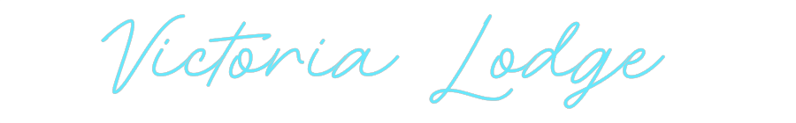 Custom Neon: Victoria Lodge