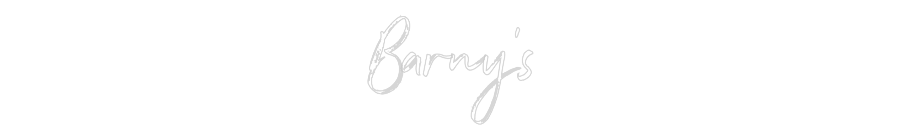 Custom Neon: Barny's