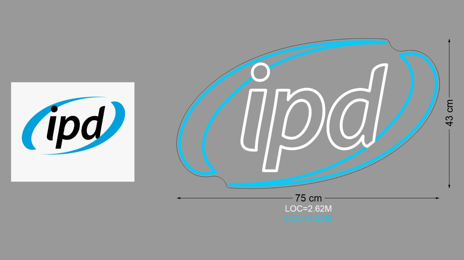 Custom Sign: ipd