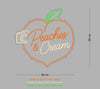 Custom Sign: Peaches & Cream