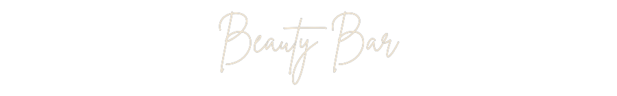Custom Neon: Beauty Bar
