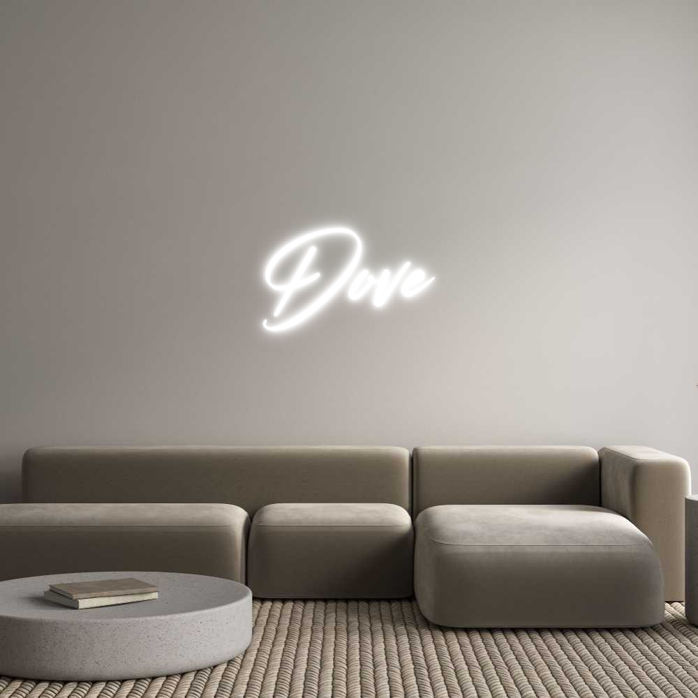 Custom Neon: Dove