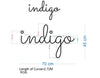 Custom RGB Sign: Indigo