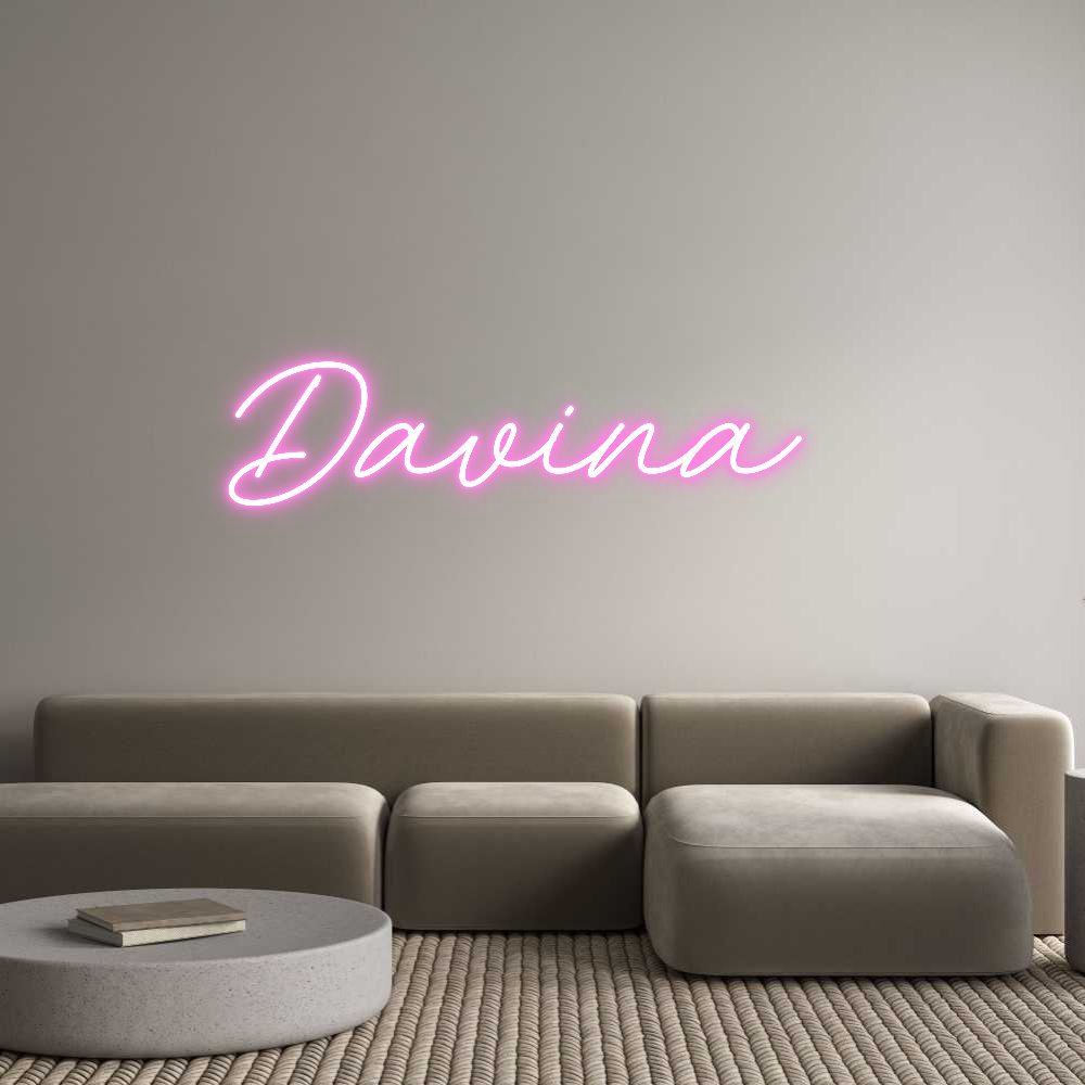 Custom Neon: Davina