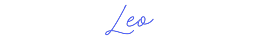 Custom Neon: Leo