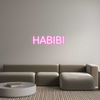 Custom Neon: HABIBI