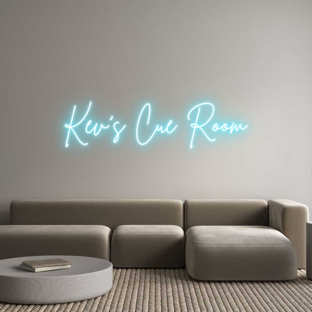 Custom Neon: Kev’s Cue Room