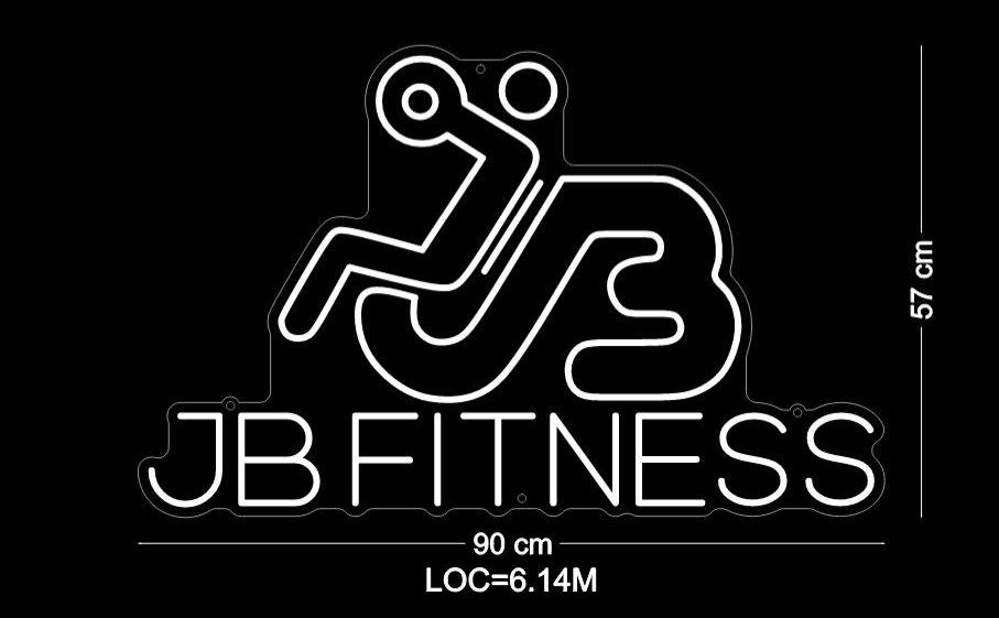 Custom Sign: JB FITNESS