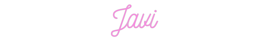 Custom Neon: Javi
