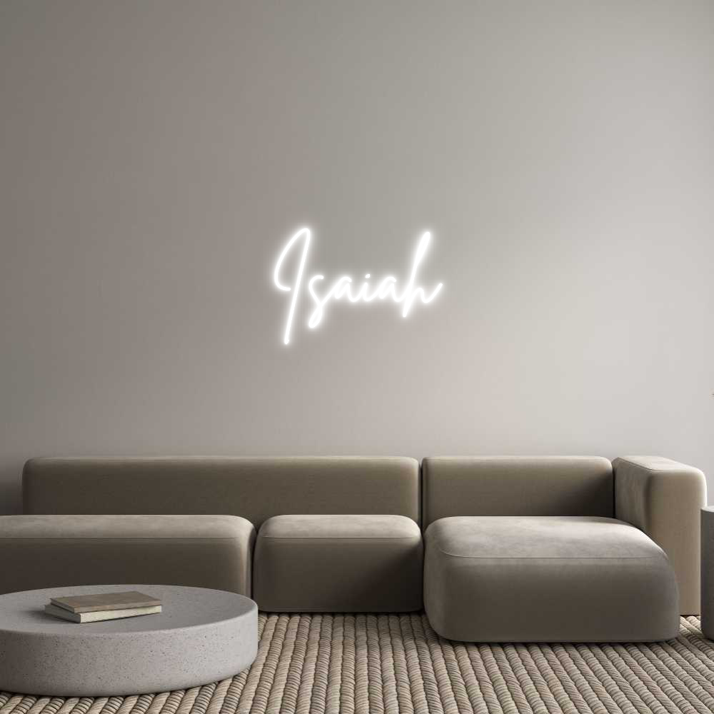 Custom Neon: Isaiah
