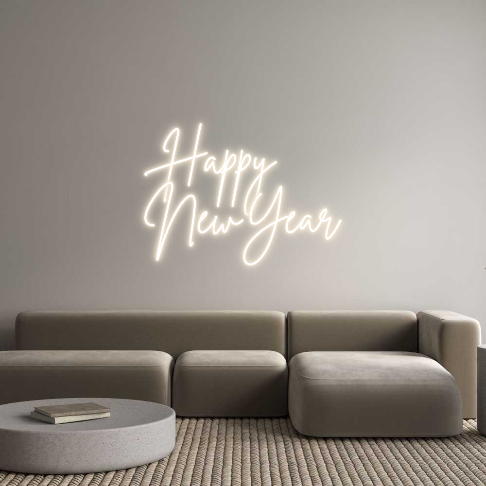 Custom Neon: Happy 
NewYear