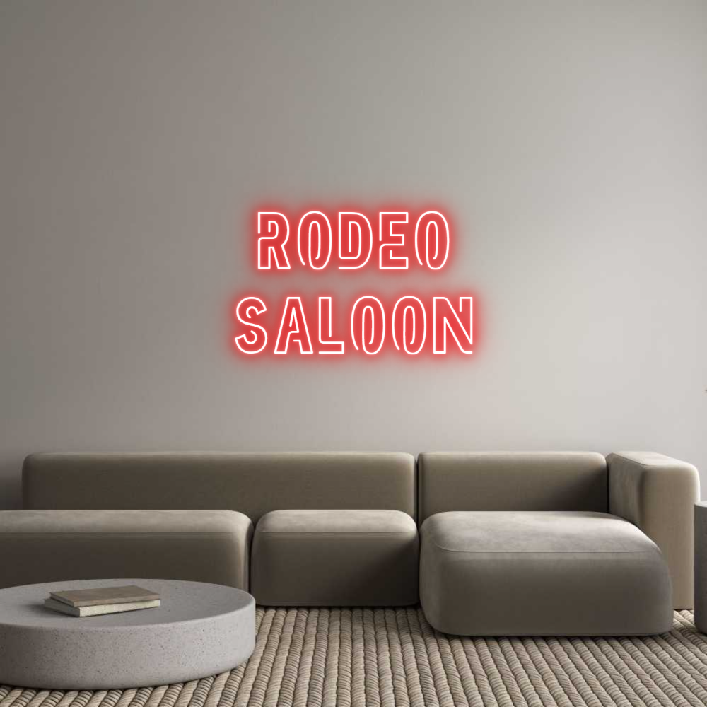 Custom Neon: RODEO
SALOON