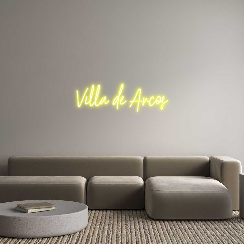 Custom Neon: Villa de Arcos