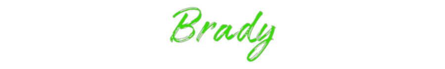 Custom Neon: Brady