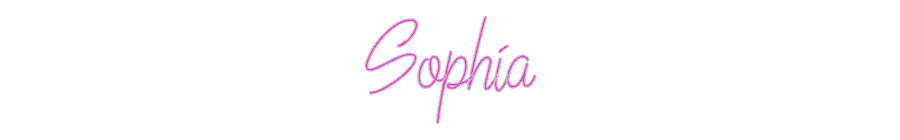 Custom Neon: Sophia