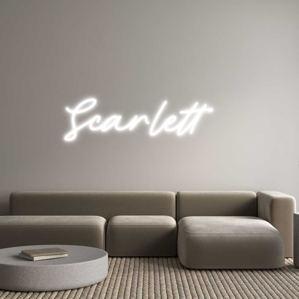 Custom Neon: Scarlett