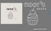Custom Sign: noor’s BAKES