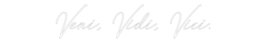 Custom Neon: Veni, Vidi, V...